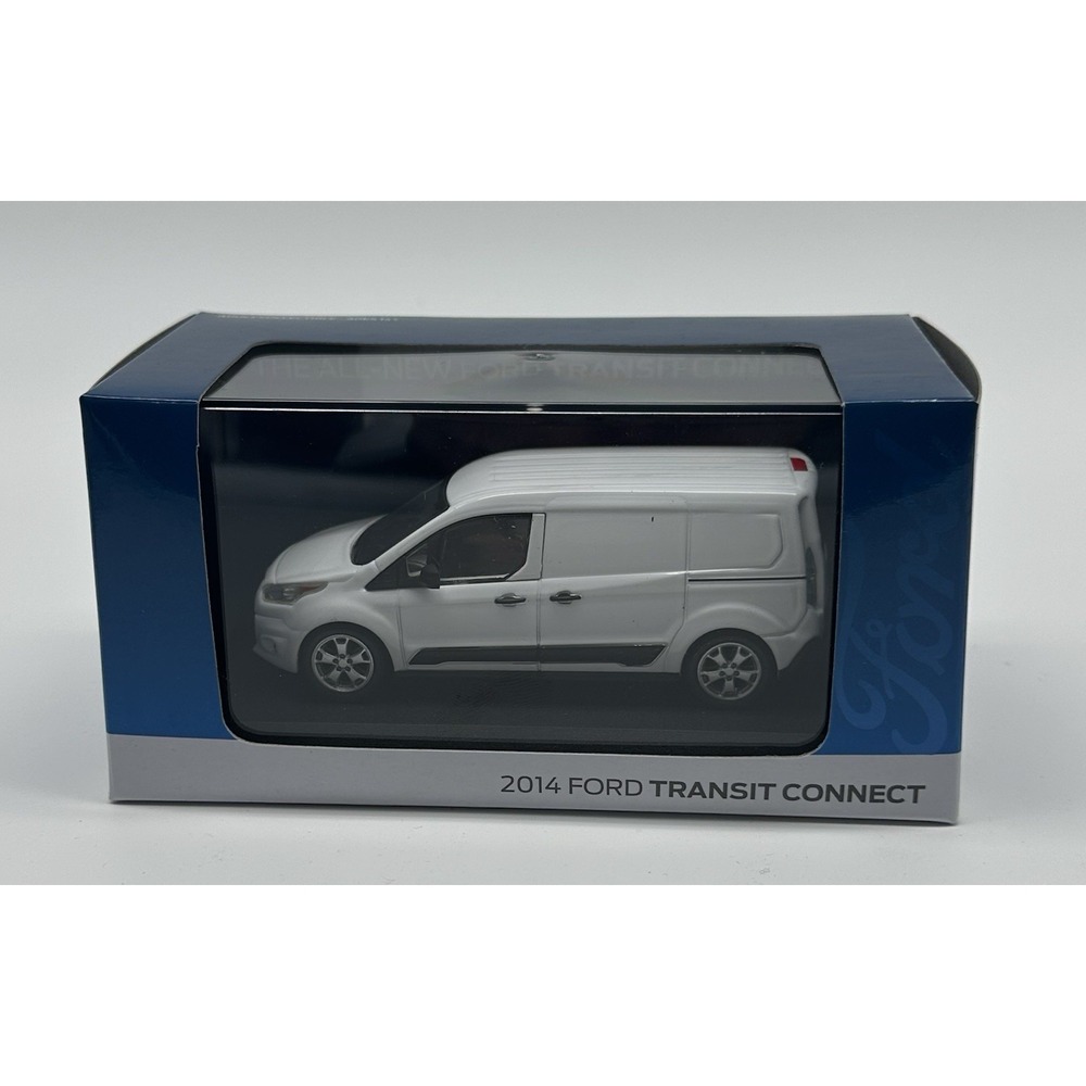 GREENLIGHT 2014 FORD TRANSIT CONNECT VAN WHITE 1:43 DIECAST MODEL #50952 NEW